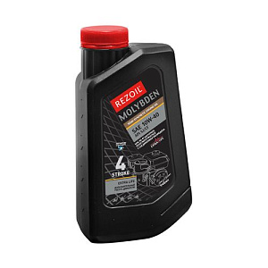 Масло REZOIL MOLYBDEN 4-тактное, до-30°С SAE 10W-40 API SJ/CF 0,946л