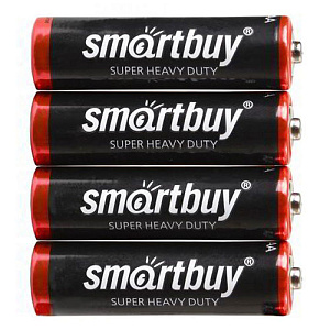 Батарейка R06/4B Smartbuy SR-4 солевая, SBBZ-2A04S, 4/60/600