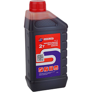 Масло минеральное 1л Shalby, для 2-х тактных двигателей API TB., 1/12