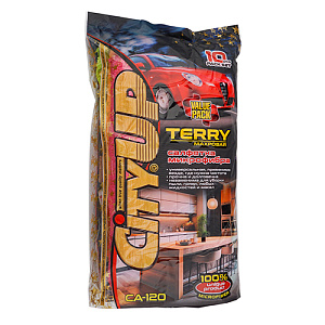 Салфетка универсальная из микрофибры набор 10 шт, 30х30 см City UP, 1/40