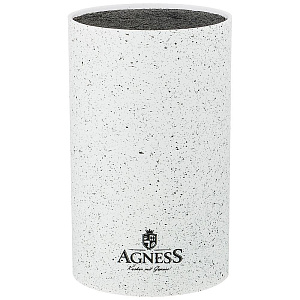 ПОДСТАВКА ДЛЯ НОЖЕЙ AGNESS, АРКТИК, УНИВЕРСАЛЬНАЯ, 11*18СМ
