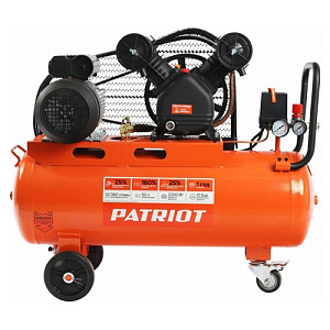 Компрессор PATRIOT LRM  50-380R, 380 л/мин, 10 бар, 2200 Вт, 50 л, быстросъемный 1/4" -2 шт