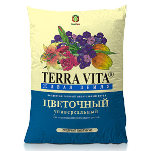 Земля почвогрунт Живая Земля, цветочная, 10л Торфогрунт, 5/5