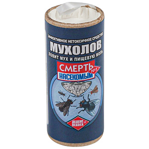Липкая лента от мух и пищевой моли СМЕРТЬ НАСЕКОМЫМ, 200/