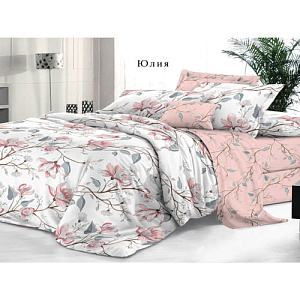 Комплект постельного белья Sateen De Luxe Семейный, юлия