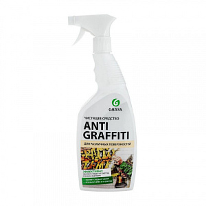 Средство для удаления следов скотча, жвачки, краска, клея, маркера ANTIGRAFFITI, флакон 600мл, 1/8