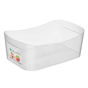 Корзинка универсальная 2.7 л Homver 221153301/00, 240х165х90 мм, бесцветная