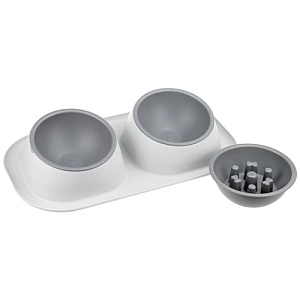 Миска для животных IDEA ТВИКС МАКСИ М 1813, подарок, миска, смоки