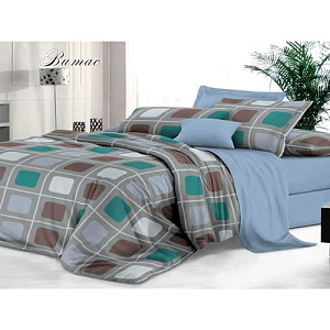 Комплект постельного белья Sateen De Luxe, Семейный, витас