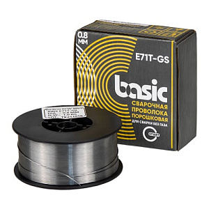 Проволока сварочная порошковая Basic E71T-GS, 0, 8мм, упак.1 кг START