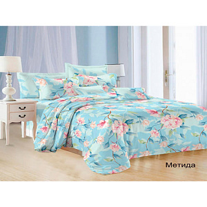 Комплект постельного белья Satin collection, 2-спальный, метида