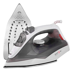 Утюг MAXTRONIC MAX-273, 2200 Вт, серый+белый