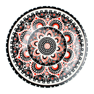 Тарелка плоская 17,5см стеклокерамика, Восточная сказка т7-3310ц, 12/96