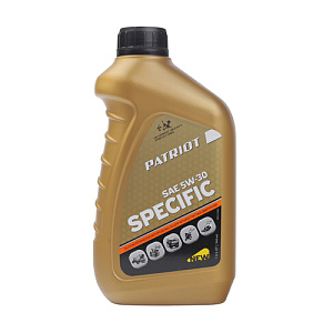 Масло PATRIOT SPECIFIC HIGH-TECH 5W30 SJ/CF 0.946 л