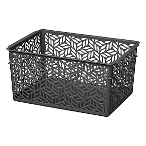 Корзинка универсальная 3.2 л Homver Linden 221313235/01, 230х160х110 мм, серая