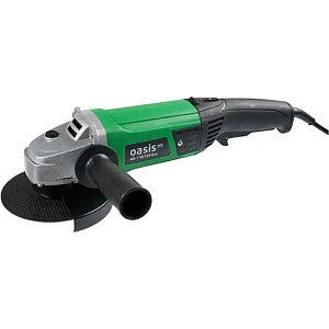 Шлифмашина угловая 1100Вт OASIS AG-110/125 Eco, регулировка оборотов, 1/