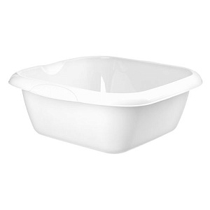 Таз универсальный 6 л Homver Good 223201129/01, квадратный, белый