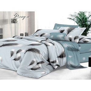 Комплект постельного белья Sateen De Luxe, 2-спальный макси, флаум