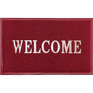 Коврик придверный 60*90см WELCOME пористый Бордовый, 1/20