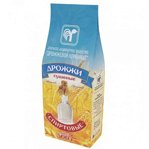 Дрожжи спиртовые 500г Беларусь