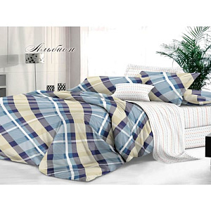 Комплект постельного белья "Sateen De Luxe" семейный, Альбион