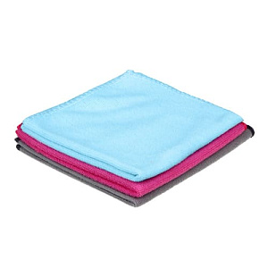 Салфетка универсальная из микрофибры 30х30 см 3 цвета, VETTA, 25/600