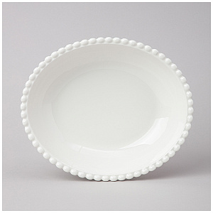 САЛАТНИК ОВАЛЬНЫЙ LEFARD, PEARL, 23*19, 5*5 СМ 650 МЛ, КОР=18ШТ.