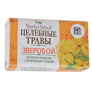 Мыло туалетное Целебные травы - Зверобой 160гр 6/72