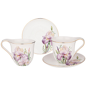НАБОР ЧАЙНЫЙ LEFARD, IRISES, НА 2 ПЕР. 4 ПР. 275 МЛ, КОР.=24НАБ,