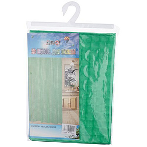 Штора для ванной комнаты 3D PEVA 180х180см 3DP-130 цвета в ассортименте, 1/72