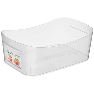 Корзинка универсальная 4.5 л Homver 221153401/00, 290х190х105 мм, бесцветная