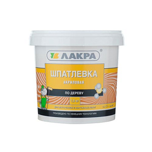 Шпатлевка по дереву сосна 1,5кг, ЛАКРА, Л-С, 6/6
