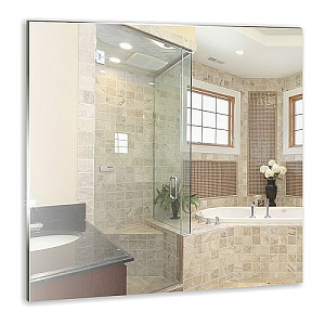 Зеркало MIXLINE квадрат 400*400, ШВ б/полки