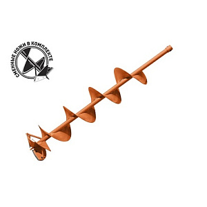 Шнек для льда Carver IDB-200, 20мм, 200мм, 100см