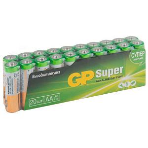 Батарейка LR06 GP Super BL-20, 20/240