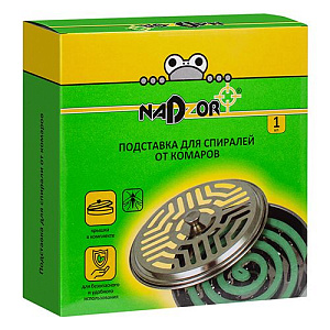 Подставка для спирали от комаров, с крышкой, Nadzor MCH001 1/30