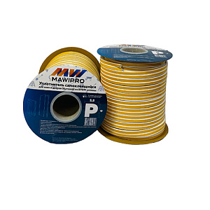 Уплотнитель P 100 9х5,5мм MAWIPRO EPDM-резина белый, 1/8