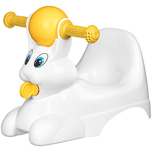 Горшок детский в форме игрушки Homver Зайчик Lapsi 221500429/01, 420х290х310 мм, белый