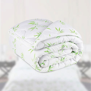 Одеяло бамбук всесезонное 1,5 спальное, 140х205 см