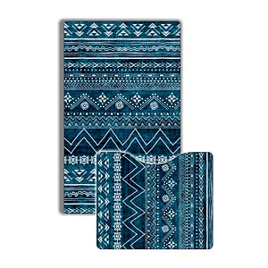 Комплект ковриков для ванной комнаты Dekorelle РЕЛАКС, RT069-B, разм.50x80см + 45х50см