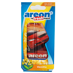 Ароматизатор подвесной гелевый AREON REFRESHMENT LIQUID Ваниль	, 1/24/576