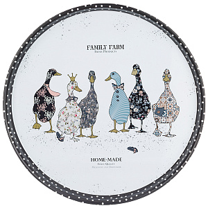 ПОДНОС СЕРВИРОВОЧНЫЙ AGNESS, FAMILY FARM, 33*2, 1 СМ