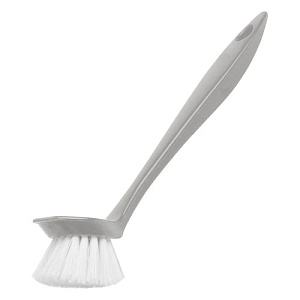 Щетка для посуды Homver Etna 221223535/03, с прямой ручкой, серая
