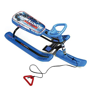 Снегокат Тимка СПОРТ 1+, ТС1+/Г, гонки черный каркас, 1/1