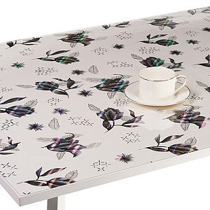 Силиконовое покрытие Dekorelle 026-S, 0.8x20 м, серебро/прозрачный фон