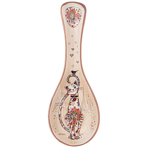 ПОДСТАВКА ПОД ЛОЖКУ AGNESS, ПАРИЖСКИЕ КОТЫ, 25*9*2, 5 СМ, КОР=48ШТ.