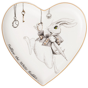 ТАРЕЛКА LEFARD, WONDERLAND, СЕРДЦЕ 15*2 СМ, КОР=72ШТ.