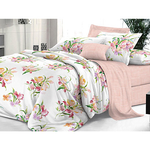 Комплект постельного белья Sateen De Luxe 2-спальный макси, наволочки 2 шт, 50х70 см, амелия