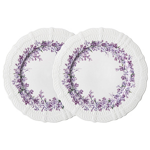 НАБОР ТАРЕЛОК ЗАКУСОЧНЫХ LEFARD, LILAC, 2 ШТ. 23 СМ, КОР=24НАБ.