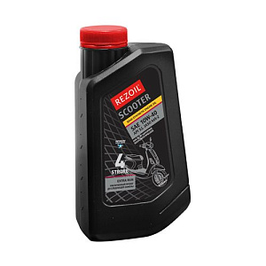 Масло REZOIL SCOOTER 4-тактное, полусинтетическое SAE 10W-40 JASO-MA2, 0,946 л